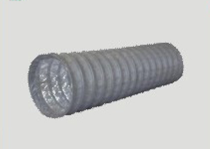 A810 Single-sided PVC Composite Aluminum Foil Hose (Black/White/Grey/Brown)