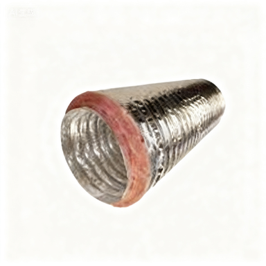 A817 Glass Wool Insulated Hose - Aluminum Plated Film Inner Hose + Aluminum Foil Outer Cover