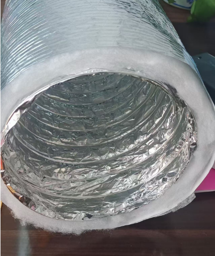 White Polyester Cotton Insulated Hose