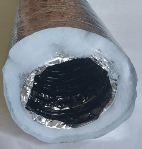 White Polyester Cotton Insulated Hose